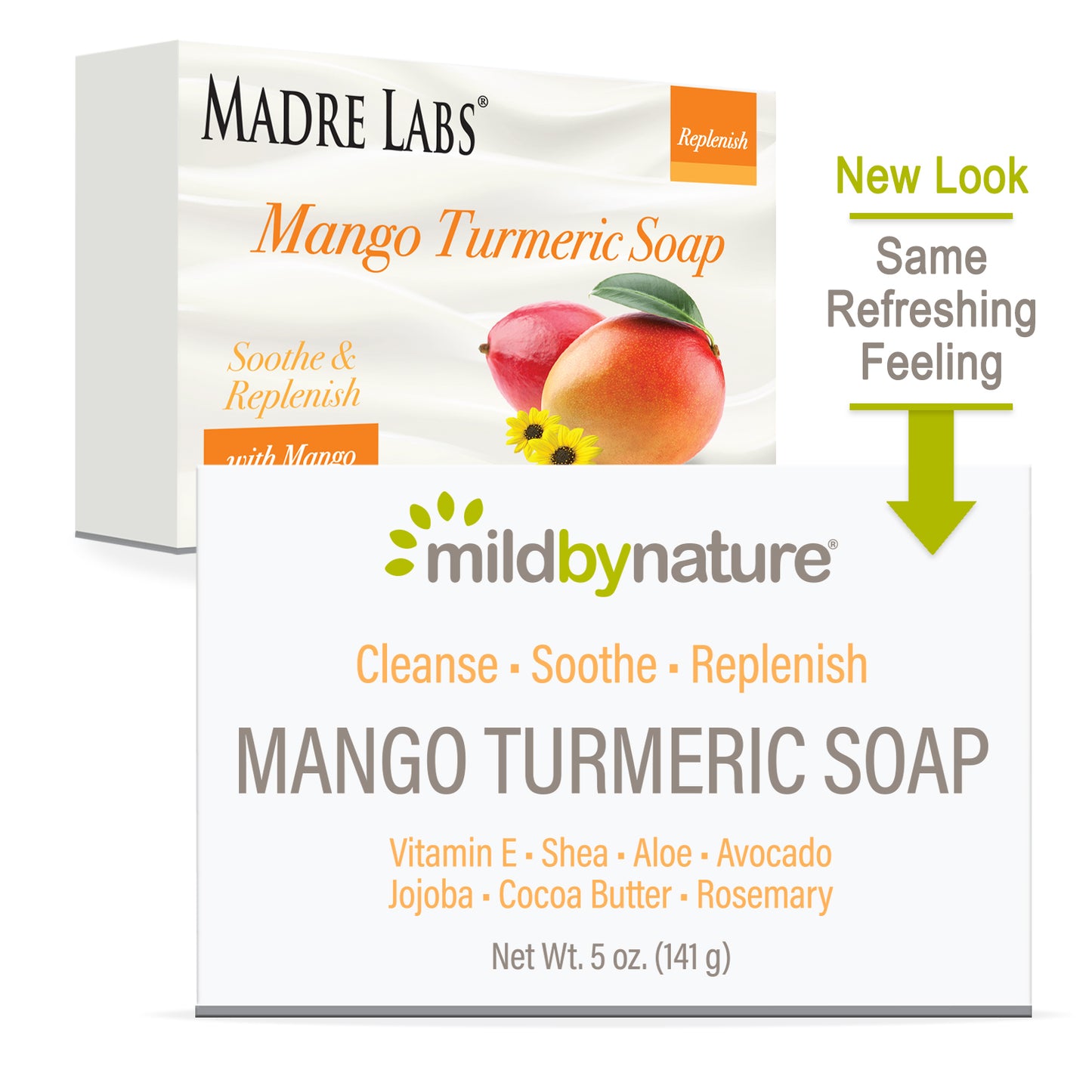 Mango Turmeric Soap Bar, 5 oz (141 g)